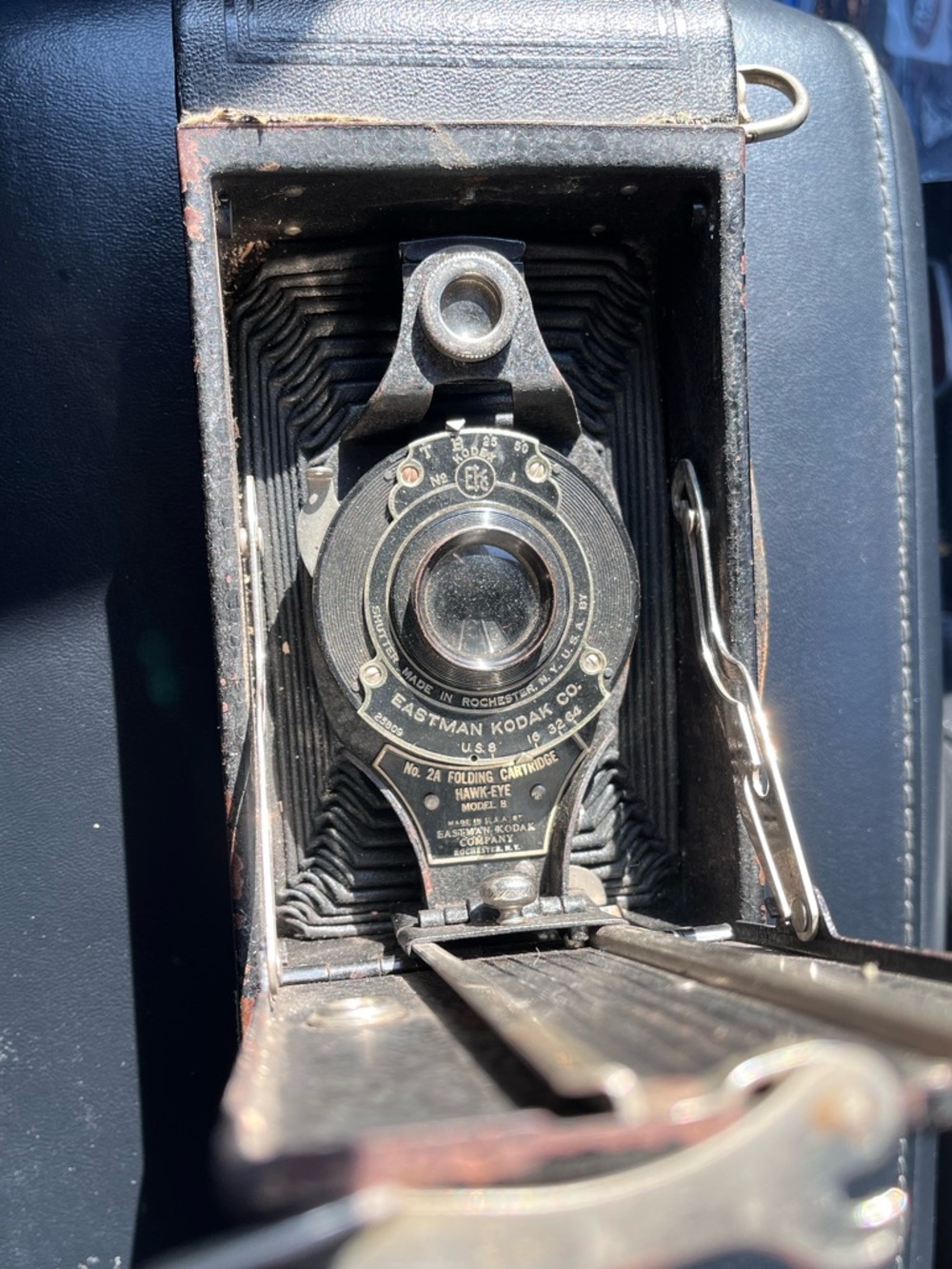 RARE Antique Eastman Kodak Portable Camera Hawkeye